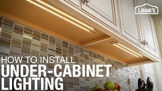 How to Install Under Cabinet Lighting