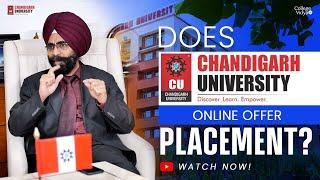 Does Chandigarh Online University offer placement Assistance #100percentplacement