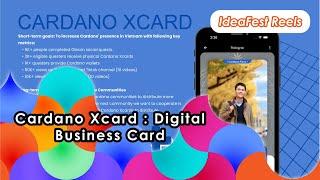 Cardano Xcard : Digital Business Card Exclusively for Cardano