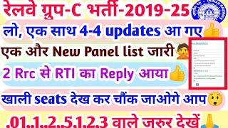 Finally बहुत छात्रों का इंतजार समाप्त हुआ, एक और Panel Part जारी  2 rrc से rti reply भी