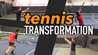 A Tennis Game TRANSFORMED: ULTIMATE Lesson | Forehand, Backhand, Volley, and Serve Technique