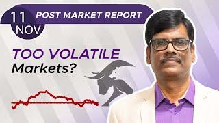 TOO VOLATILE Markets? Post Market Report 11-Nov-24