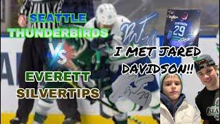 SEATTLE THUNDERBIRDS HOCKEY GAME PART 3 (I MET JARED DAVIDSON!!)