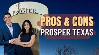 Start Moving Now! Prosper Texas Pros and Cons - Living in Texas