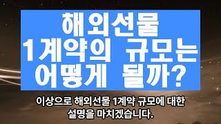 해외선물 1계약이란 뭘까?