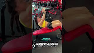 Weighted Decile bench core/abs exercise #carolynemarquez #motivation #strongabs