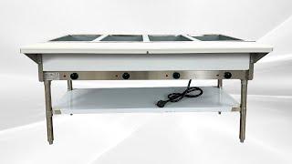 NSF commercial four grid electric steam table insulated rice table fast food table 120V NH-4-120