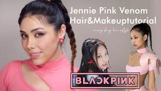 Blackpink Jennie (pink venom)Hair and Makeup Tutorial