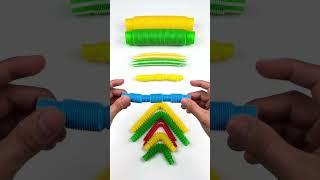 Creative sort pop tube relaxing satisfying #asmrsounds #satisfyingvideo #relaxing#creative #fun #diy