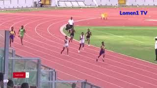 Girls 200m final. Super Zonal 2023. Ashanti Region.