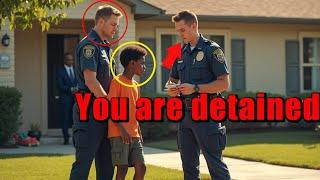 White Officers Detain Black Boy Playing in Yard for Fun, Unaware His Father is a Congressman