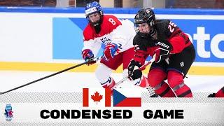 Condensed Game: Canada vs Czechia | 2025 #U18WomensWorlds