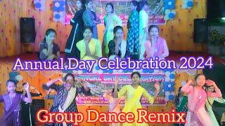 Annual Day Celebration 2024 | Group Dance | South Indian, Hindi, Tribal Remix Group Dance#viralvideo