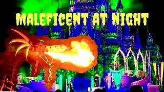 DISNEY VILLAINS AFTER HOURS MAGIC KINGDOM - MALEFICENT AT NIGHT -  24 FLAME BURSTS