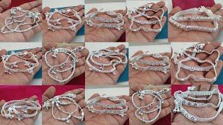 सिर्फ 2000 से भी कम में Silver पायल की New Designs || new Daily use silver anklets designs 2025