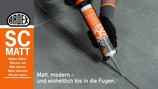 ARDEX SC Matt. Matt, modern – und einheitlich bis in die Fugen.