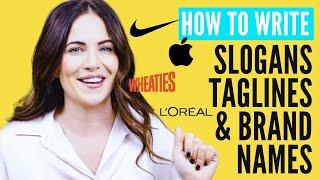 How To Write A Memorable Tagline, Slogan or Online Course Name