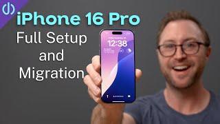 How to Setup a NEW iPhone 16 or 16 Pro AND Transfer Your Data!