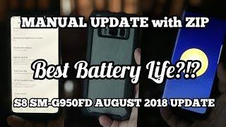 Galaxy S8 SM-G950FD MANUAL UPDATE from CRG1 to CRGH OREO LATEST OFFICIAL BUILD AUGUST 2018 PATCH