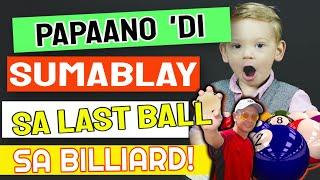 TIPS PAPAANO 'DI SUMABLAY SA  LASTBALL IN BILLIARD...#billiards #cuesport #pool#trickshot #snooker