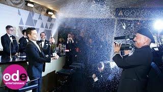 Oscars 2019: Rami Malek celebrates Oscar by spraying a magnum of champagne!