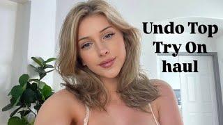 [4K] See-through lingerie try-on haul with Emilia #transparenthaul #tryonhaul2025 #lingerie PWS005