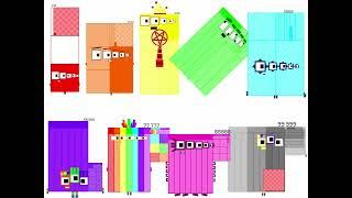 Numberblock band 11111 to 99999