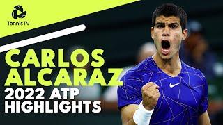 Carlos Alcaraz's BREATHTAKING Season! | 2022 ATP Highlight Reel