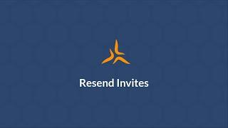 Resend Invites