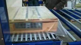 термоусадочный полуавтомат упаковки паллет