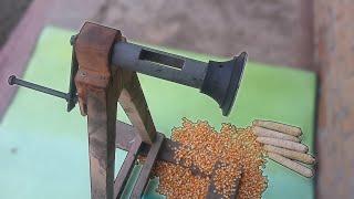 How to Make a Simple Corn Sheller at Home | DIY 