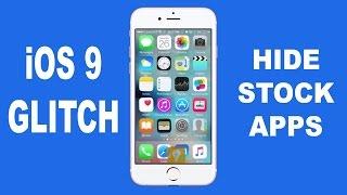 iOS 9 Glitch - Hide Apps on your Home Screen