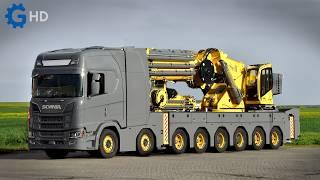 The BIGGEST SCANIA ever MADE ▶ Most ADVANCED Knuckle Boom Crane Trucks You Have To See