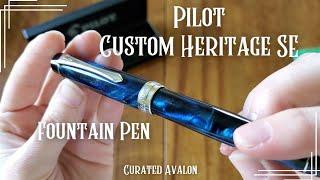 Pilot Custom Heritage SE Fountain Pen in Blue Marble