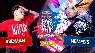 R3dman vs Nemesis [TOP 8] Red Bull Dance Your Style Philippines 2024