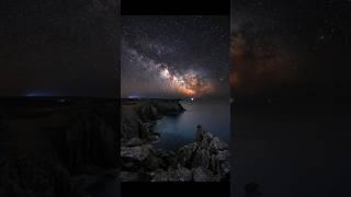 Cornwall Milky Way Rising  #shorts #milkyway #photography #astro #timelapse #cornwall #uk
