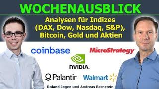 DAX Rallye nach Bundestagswahl  Wall Street Minus  Aktien Coinbase, Walmart, HomeDepot, Nvidia