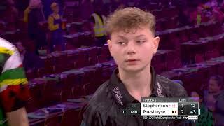 13 YEAR OLD STAR! Lex Paeshuyse v Daniel Stephenson - 2024 JDC World Junior Championship Final