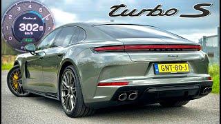 2025 NEW! PORSCHE PANAMERA TURBO S // 302KMH REVIEW on AUTOBAHN