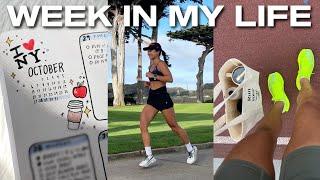 WEEK IN MY LIFE | NYC Marathon Training, My Running Essentials + Productive Days at Home!