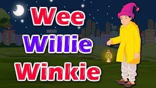 Wee willie winkle | English Nursery Rhyme with Lyrics | English Song | Kidda Junction