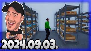 KI RENDELT ENNYI MOSÓSZERT? | Grocery Store Simulator (2024-09-03)