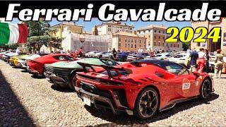 Ferrari Cavalcade 2024 - Day 2 at Ferrara - 120 Cars! LaFerrari, Daytona SP3, 812 Competizione, etc