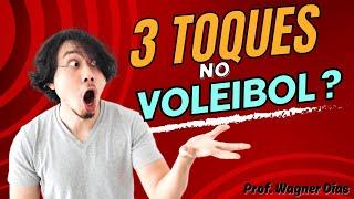 Os 3 toques no voleibol - Regra dos toques