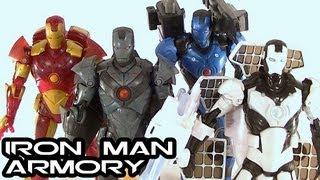 IRON MAN 1 Movie Figures Concept Armory Review: Standard Variants