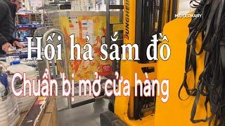 Hai vợ chồng hối hả sắm đồ để mở cửa hàng, tìm được nhiều đồ ưng ý | Cuộc sống ở Đức