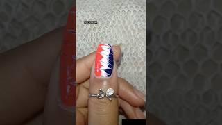 nailart using safetypin  #notoolnailart #nailartwithouttools #youtubeshorts #trending