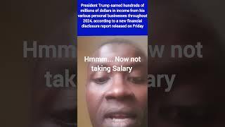 President Trump made millions of dollars in 2024