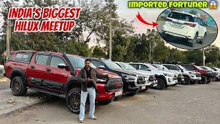 100+ modified hilux at one place | Traffic police  almost caught us