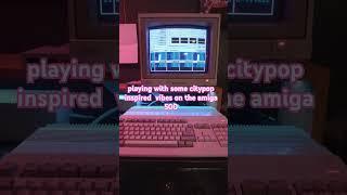 mixing #citypop and #chiptune vibes with #synthwave drums on the #amiga 500 in #protracker
